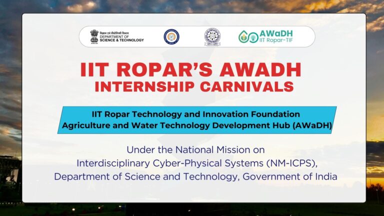 IIT Ropar iHub – AWaDH’s Successful Online Internship Carnival 2021 [AIC 2021]