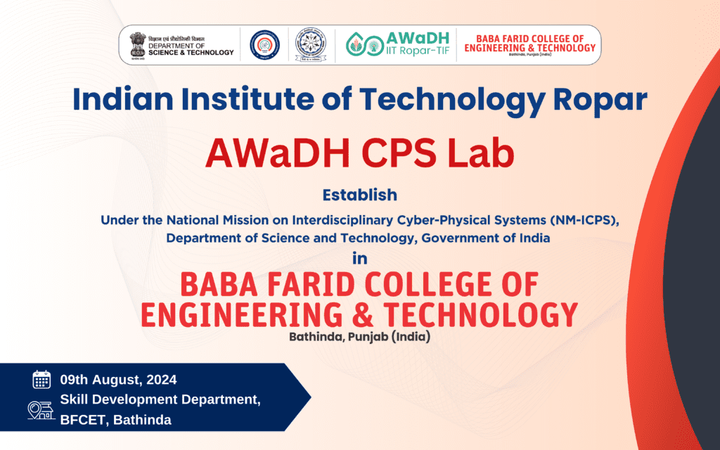 AWaDH Unveils its 6th CPS Lab at Baba Farid College of Engineering and ...