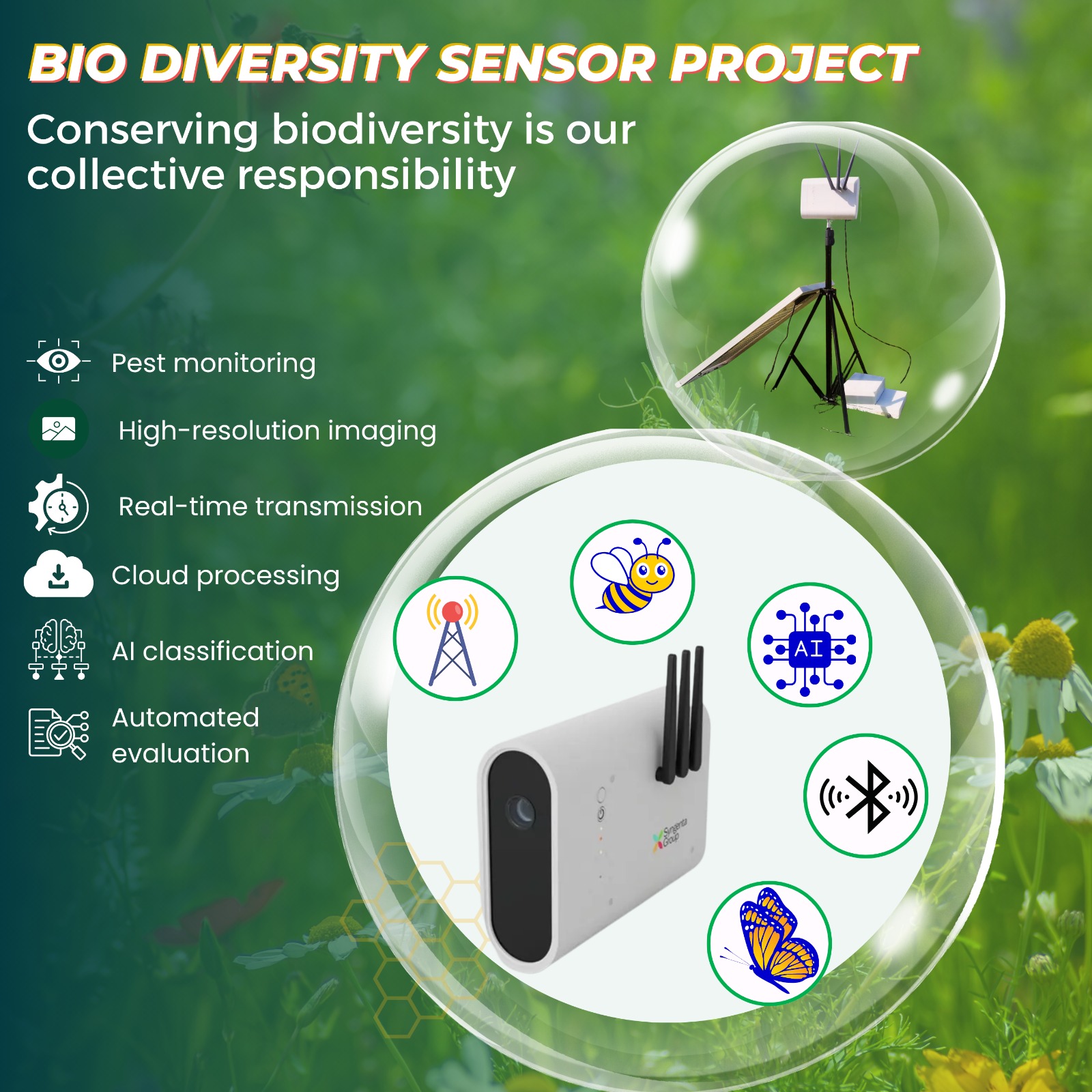 Biodiversity Sensor hardware design and PCB